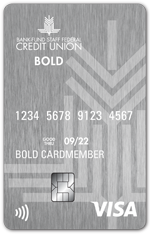 Bold Credit Card